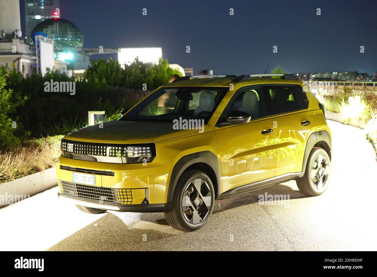 Turin, Italy - July 11 2024 first public preview of the new Fiat Grande ...