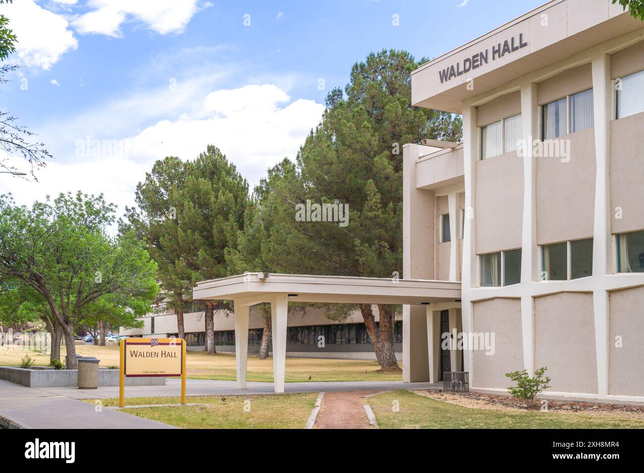 LAS CRUCES, NM, USA - MAY 16, 2024: Walden Hall at New Mexico State University. Stock Photo