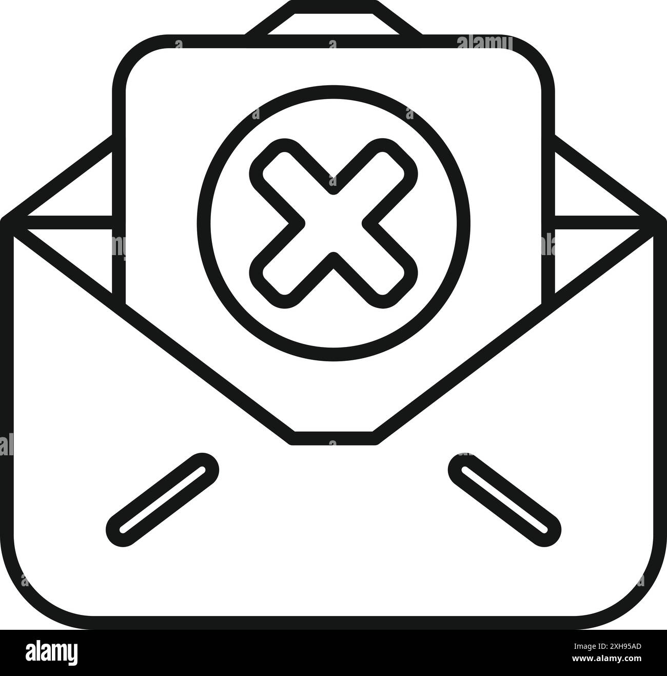 Unsubscribe from a mailing list stock vector images alamy