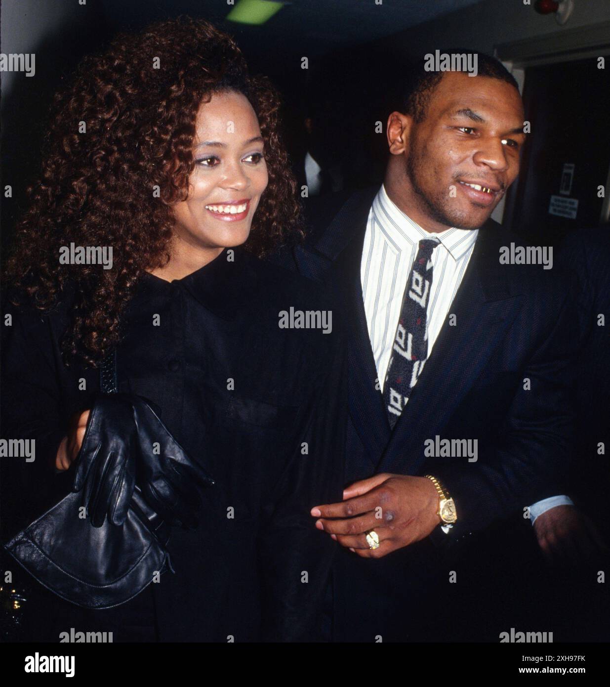 Robin Givens, Mike Tyson, 1988. ph: John Barrett/PHOTOlink/Courtesy