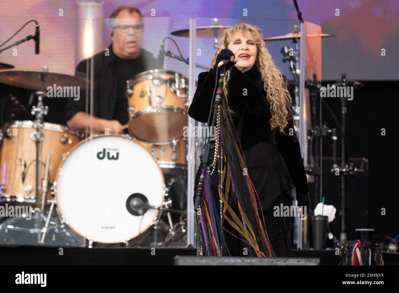 EDITORIAL USE ONLY Stevie Nicks performing on stage at BST Hyde Park in London. Picture date