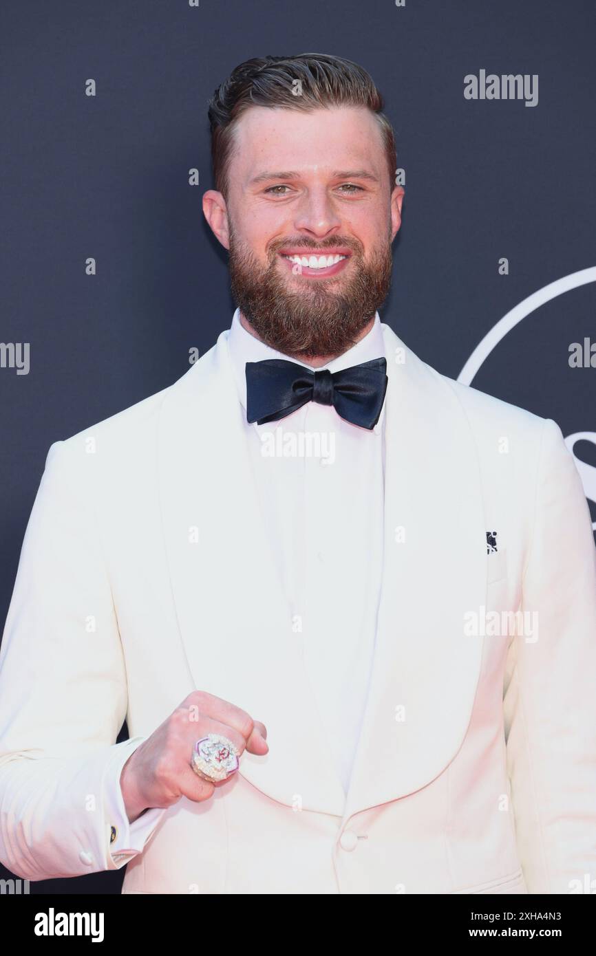 Harrison Butker attends the 2025 ESPY Awards at Dolby Theatre on July