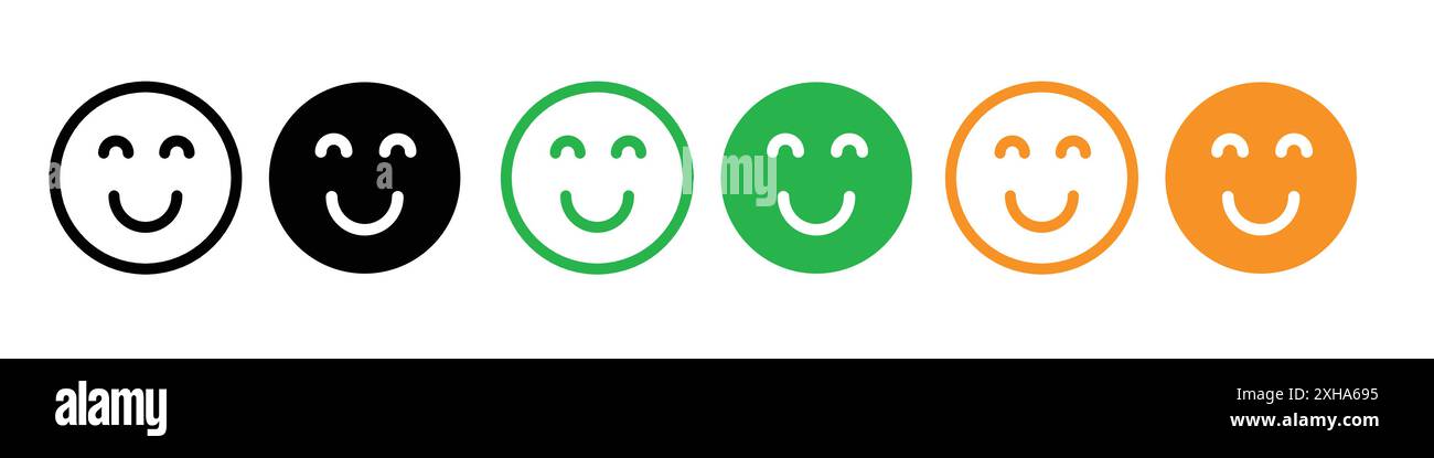 Improves mood and focus icon Vector symbol or sign set collection in ...