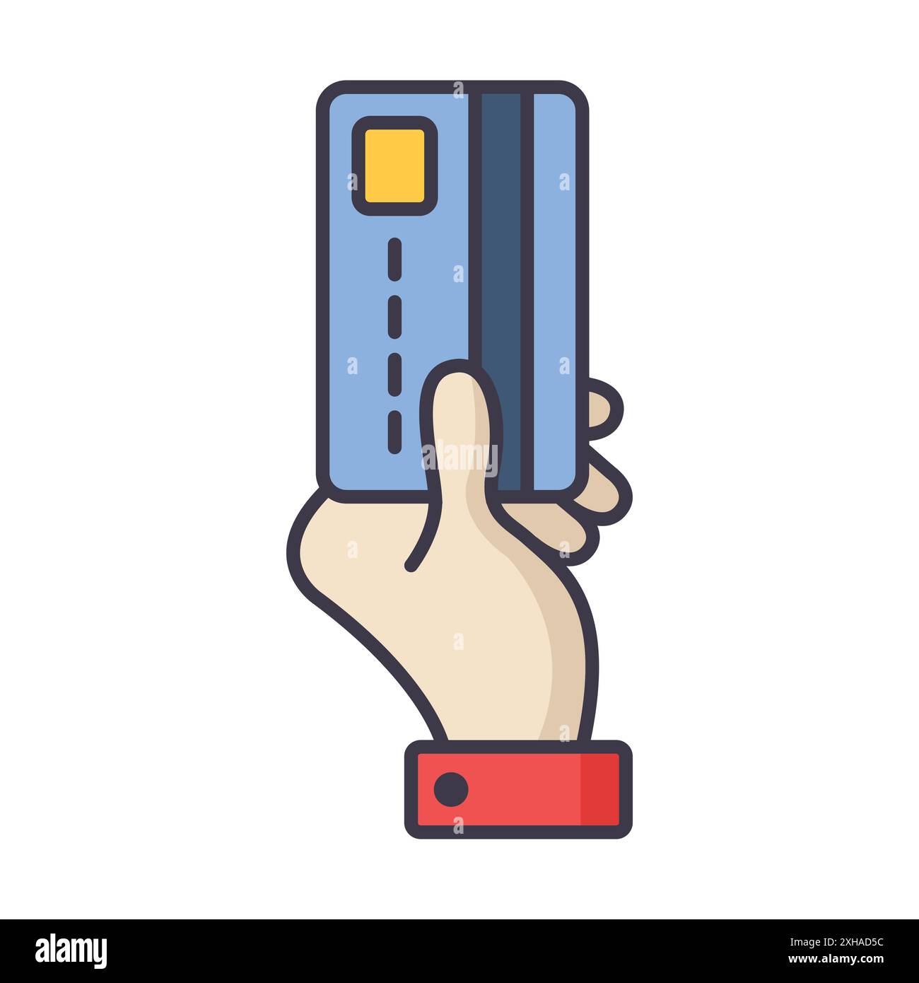 credit card icon vector design template in white background Stock ...