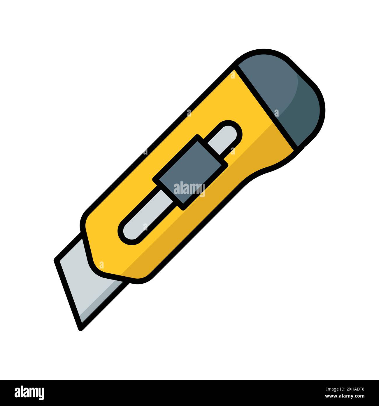 cutter knife icon vector design template in white background Stock Vector