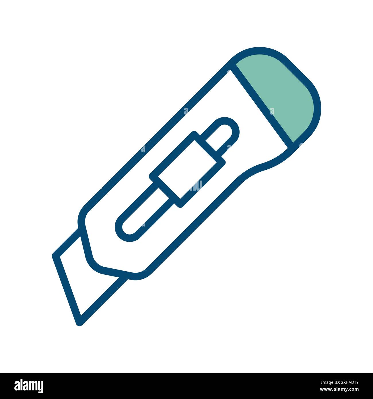cutter knife icon vector design template in white background Stock Vector