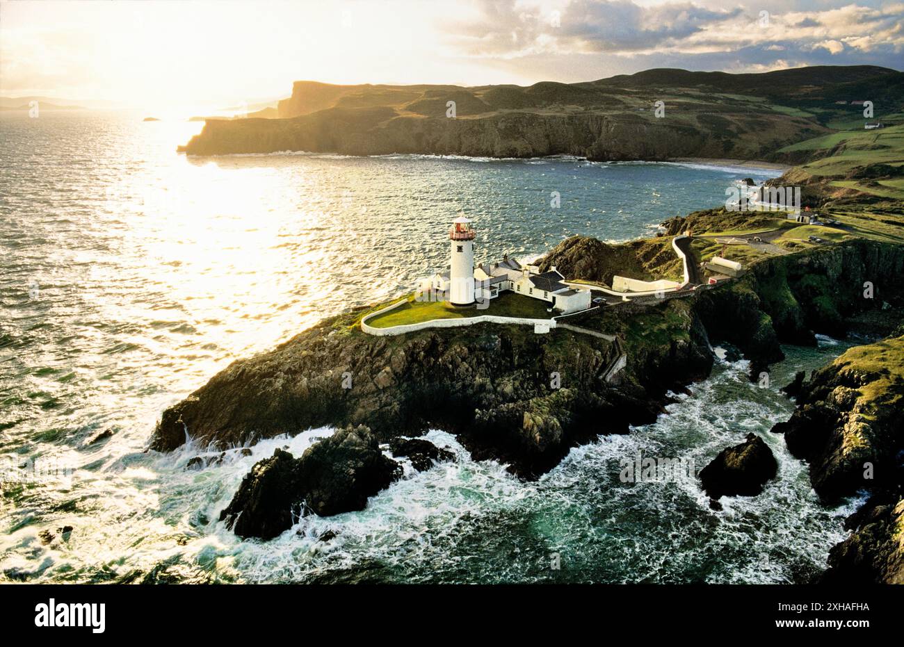Fanad Head lighthouse County Donegal, Ireland. On the Wild Atlantic Way ...