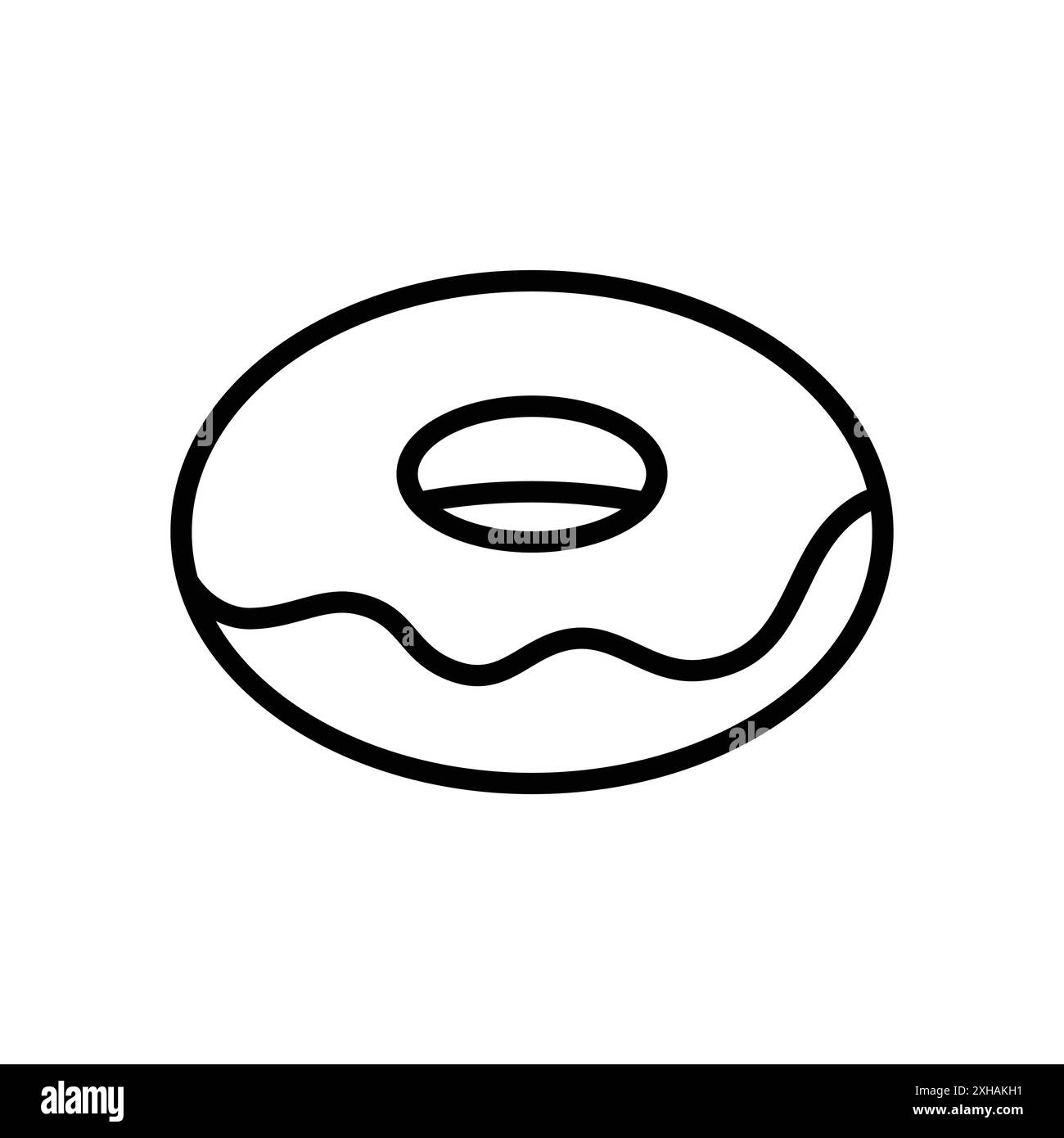 donut icon vector design template in white background Stock Vector ...