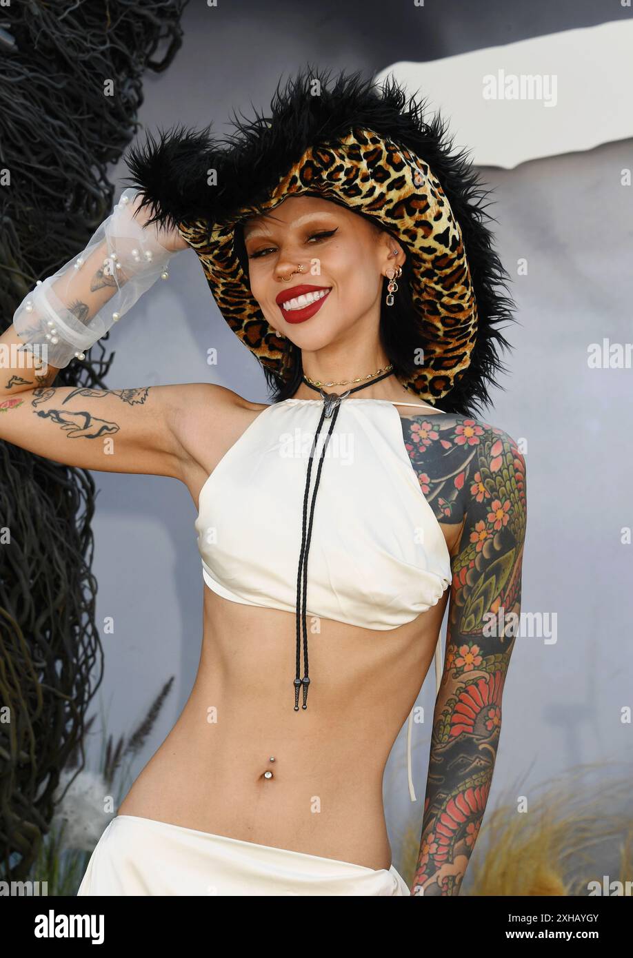 LOS ANGELES, CALIFORNIA - JULY 11: Snitchery attends the premiere of Universal Pictures