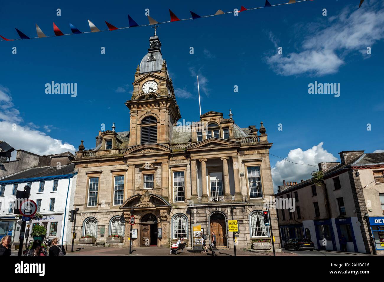 Kendal, July 8th 2024: Town Hall Stock Photo - Alamy