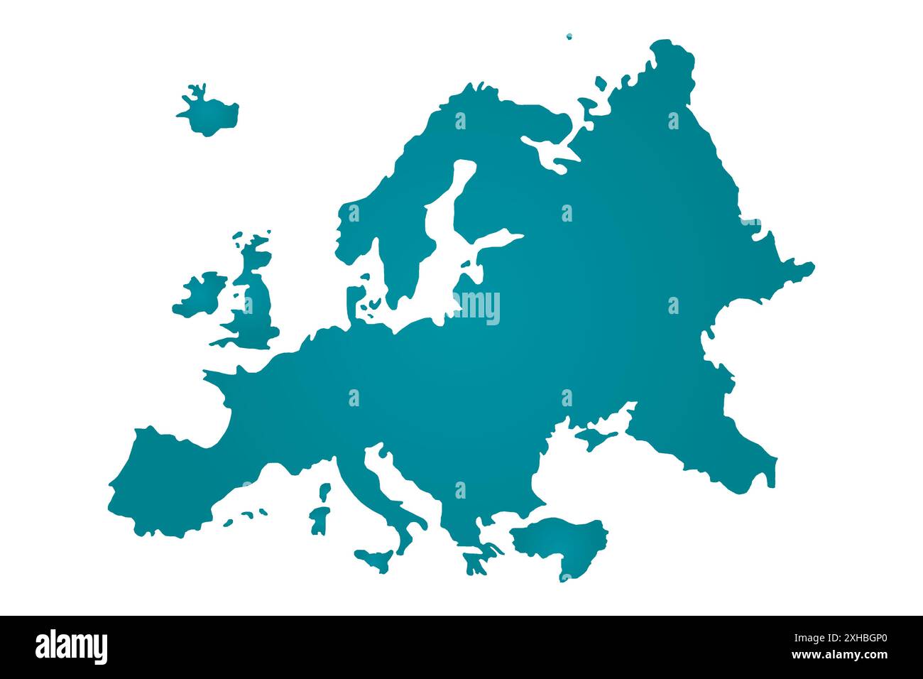 Map europe Cut Out Stock Images & Pictures - Alamy