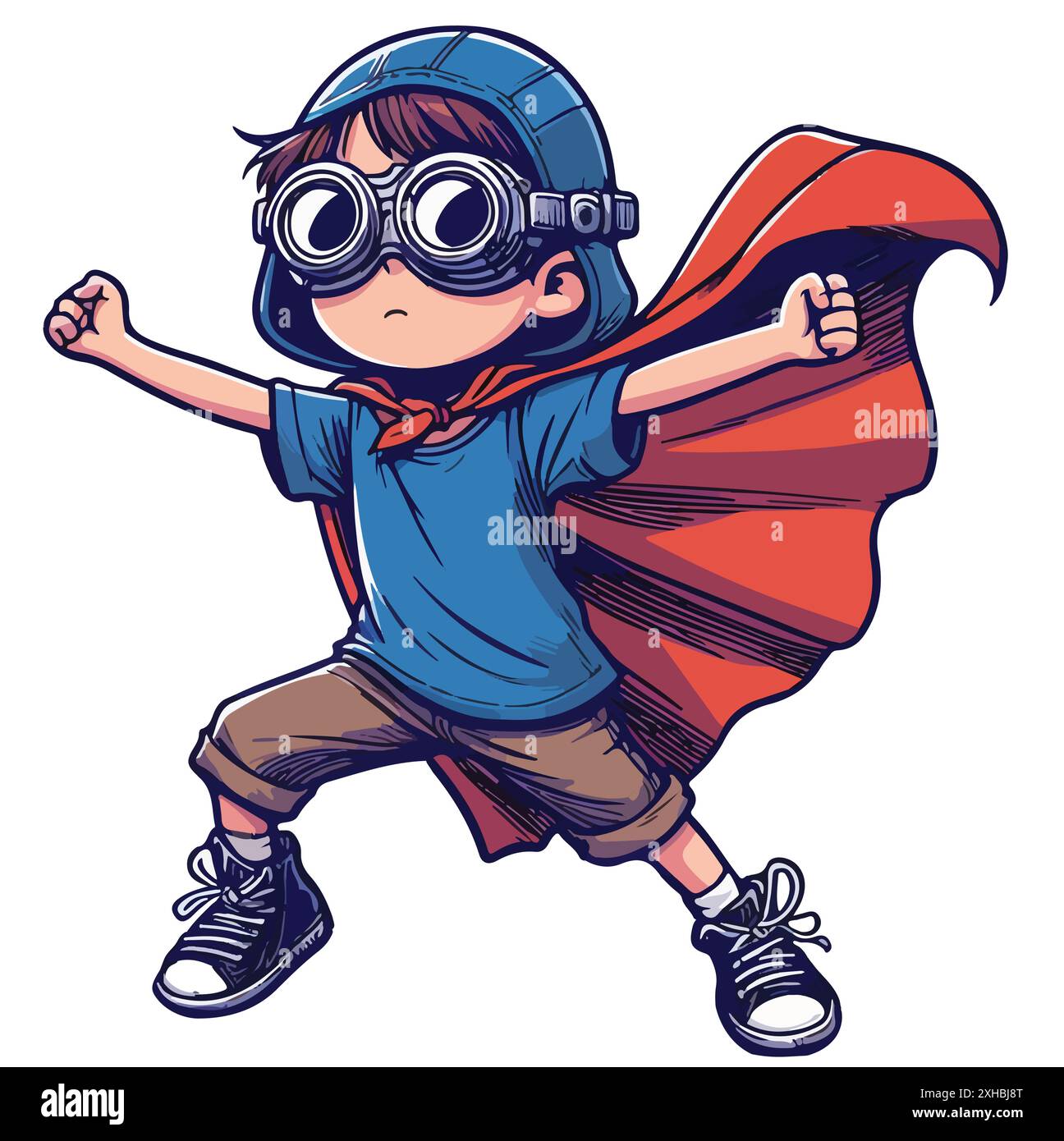 Super hero Boy Stock Vector Image & Art - Alamy