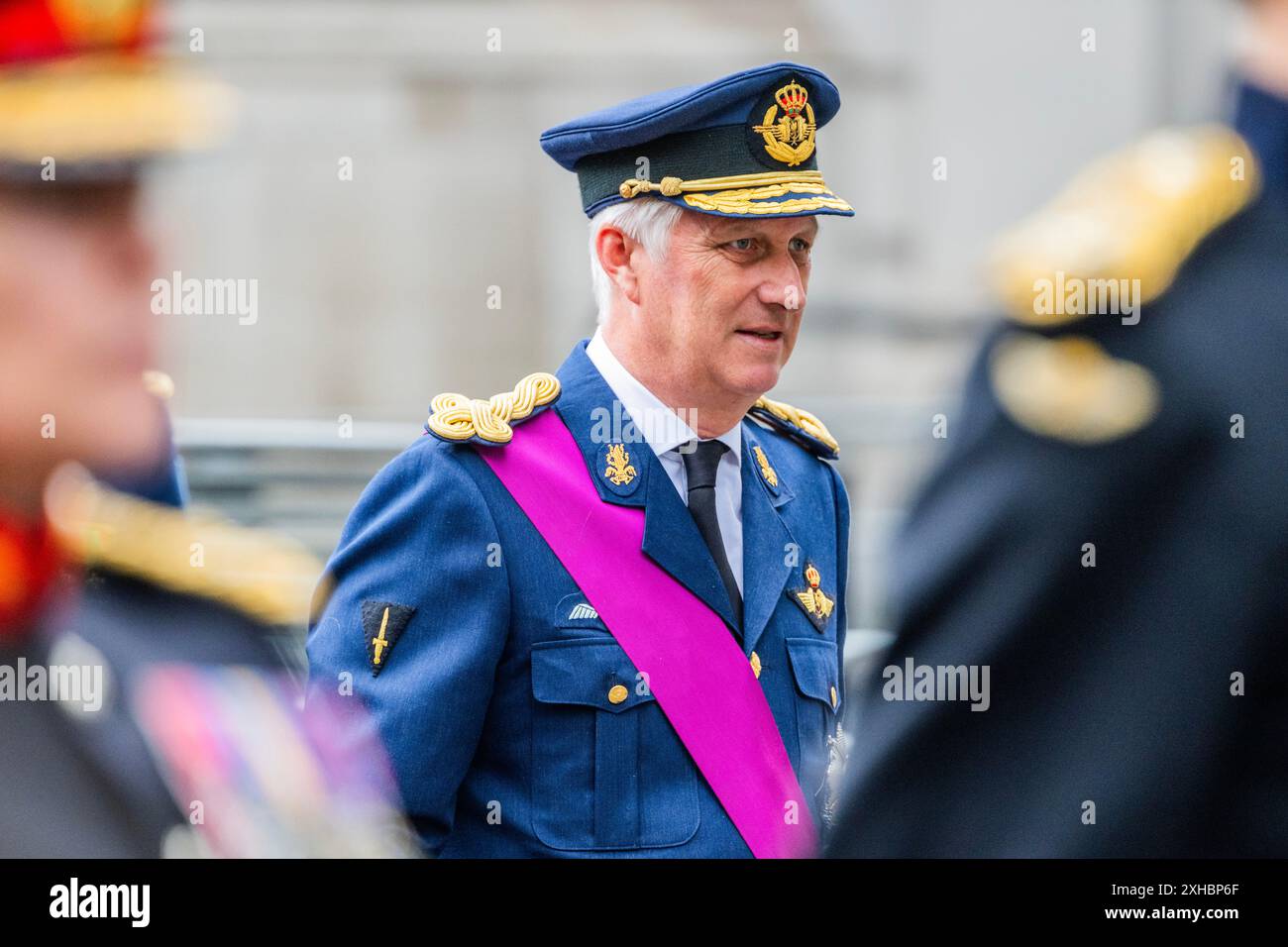 London, UK. 13 Jul 2024. Their Majesties The King (pictured) & Queen of ...