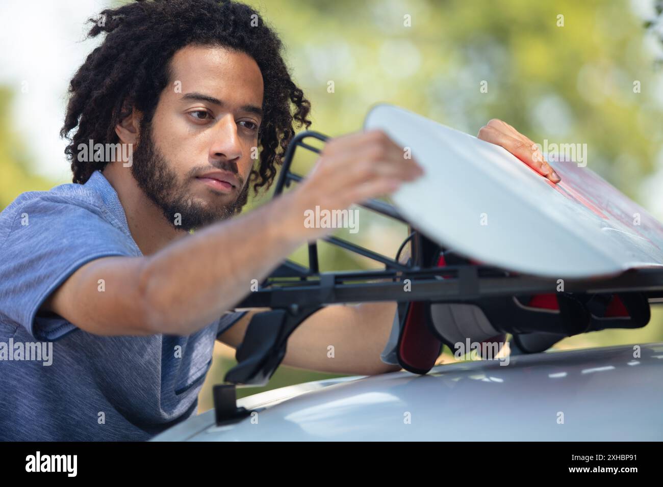 Car storage roof box hi-res stock photography and images - Alamy