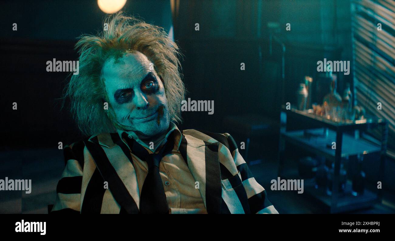 Beetlejuice 2   Michael Keaton Stock Photo