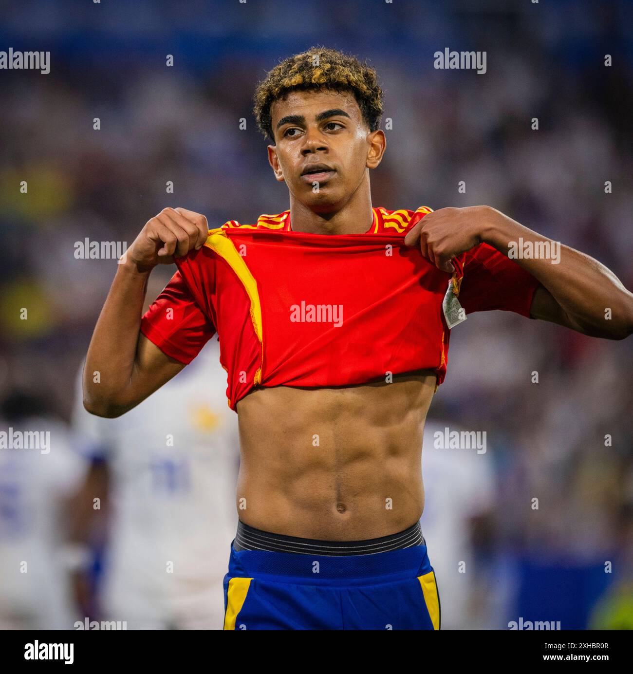 Munich, Germany. 09th Jul 2024. Lamine Yamal (ESP) Spain - France