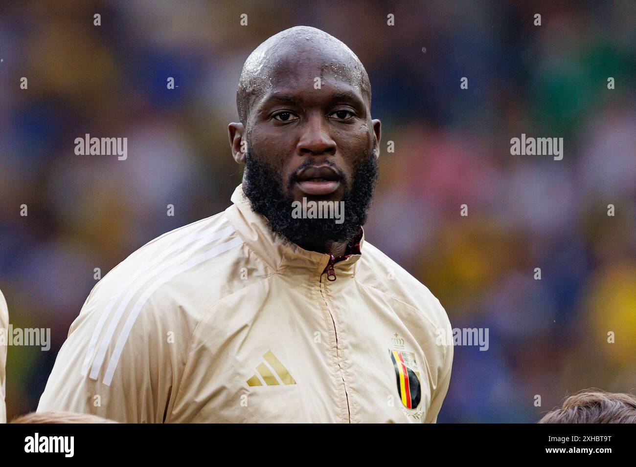 Romelu Lukaku seen during UEFA Euro 2024 game between national teams of ...