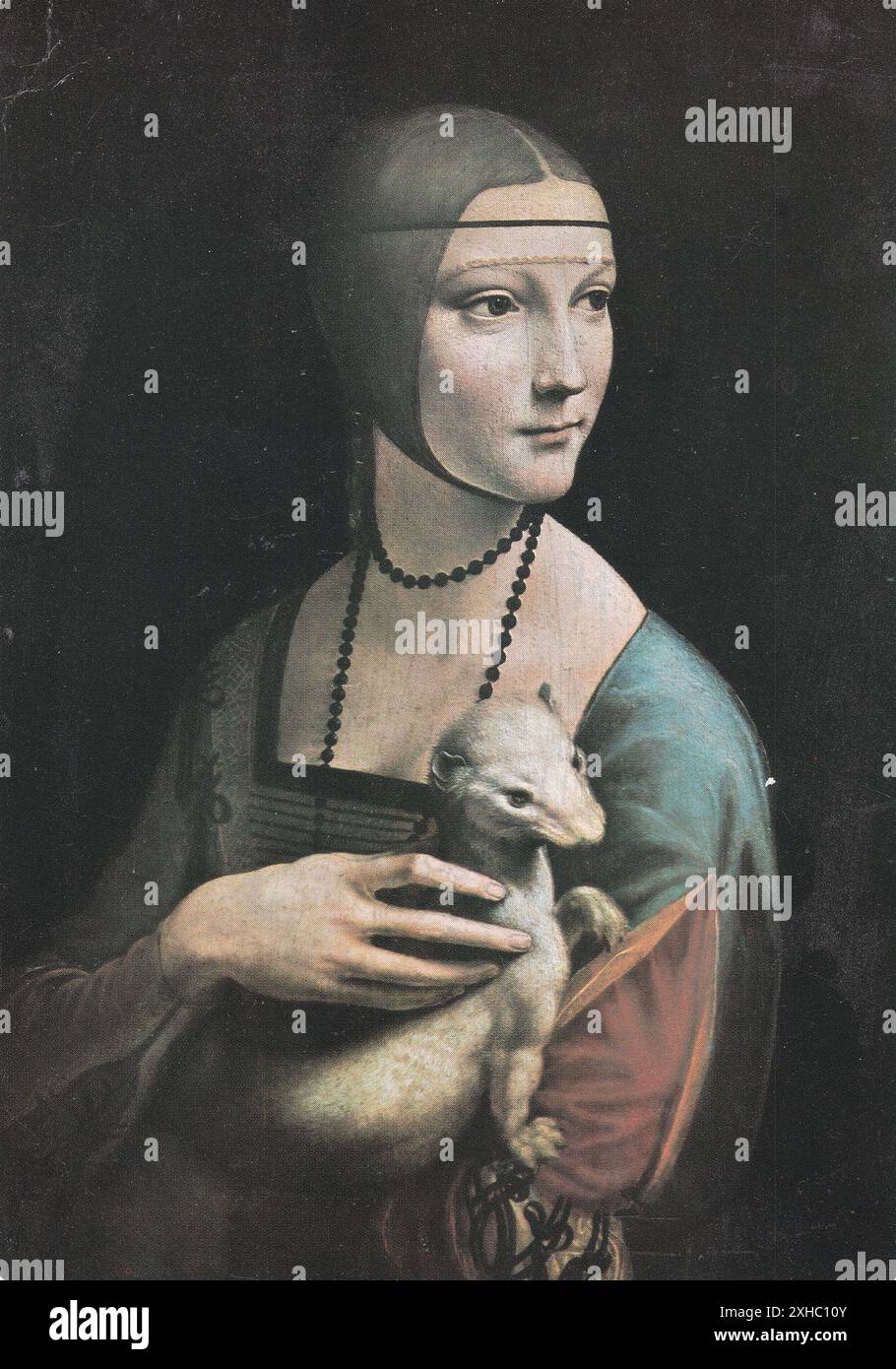 Lady with an Ermine by Leonardo Da Vinci Stock Photo - Alamy