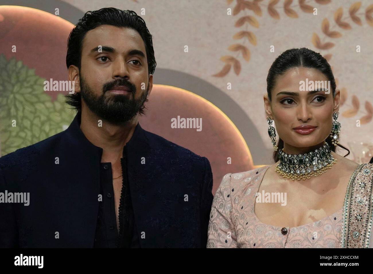 Indian cricket player KL Rahul along with wife and actress Athiya ...