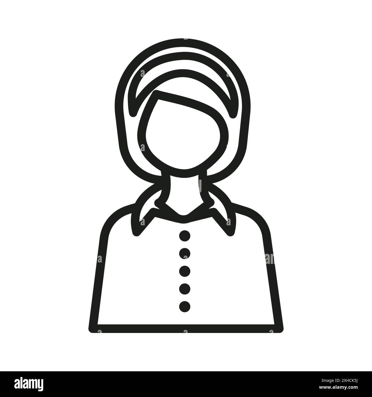 Student Girl icon Vector symbol or sign set collection in black and ...
