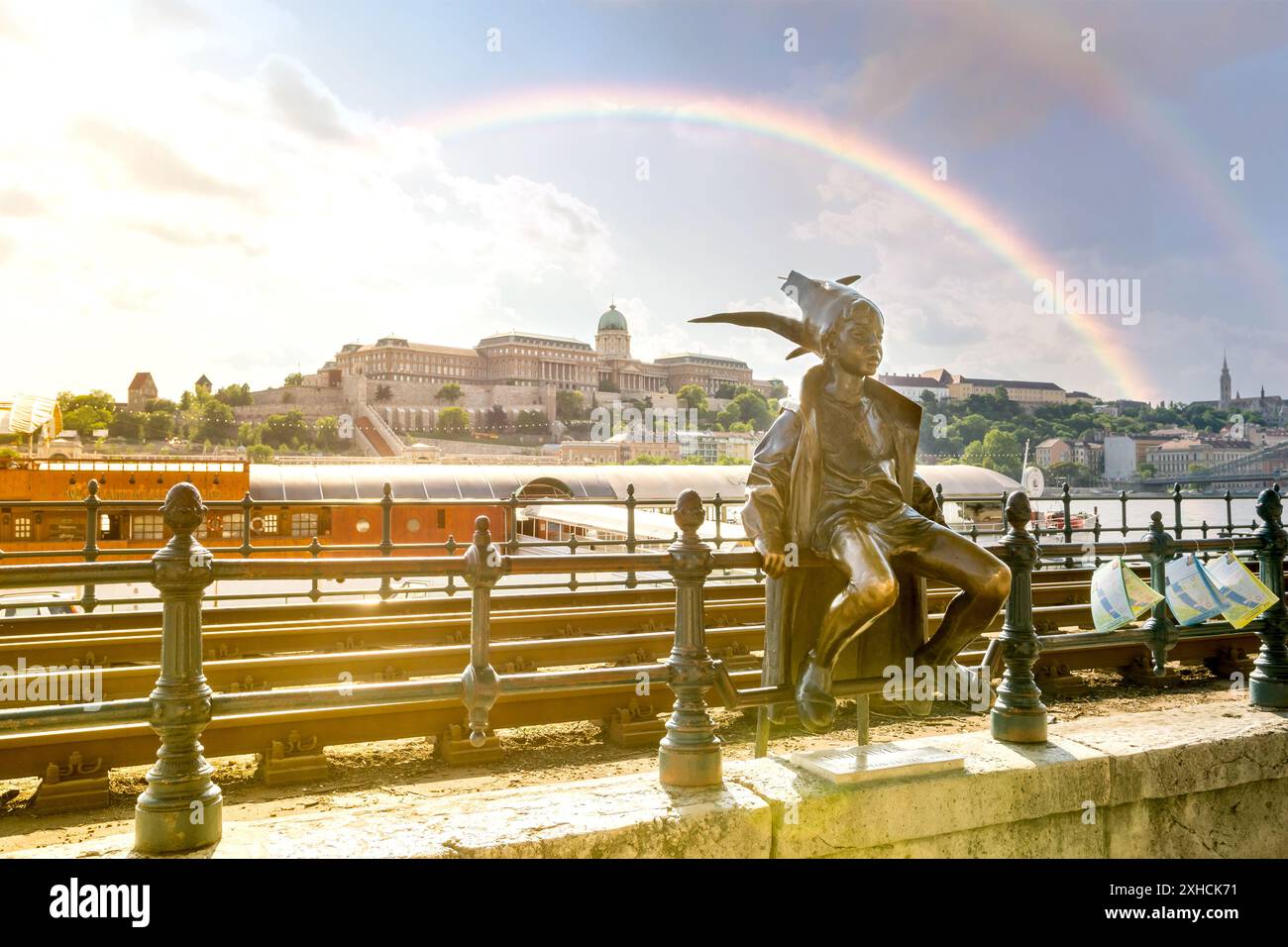 Old city of Budapest, Hungary Stock Photo