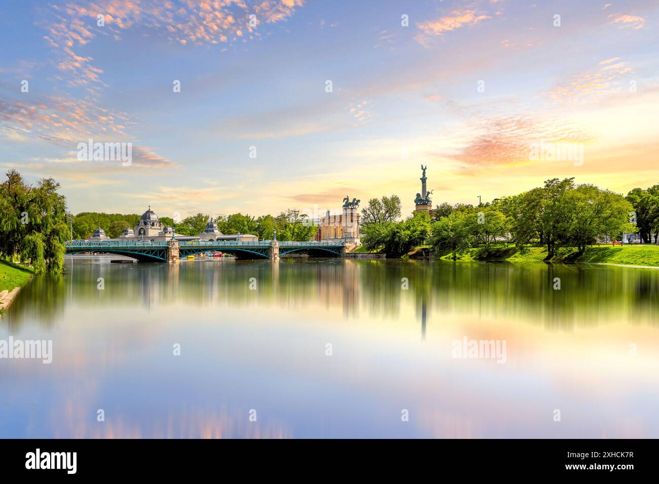 Old city of Budapest, Hungary Stock Photo