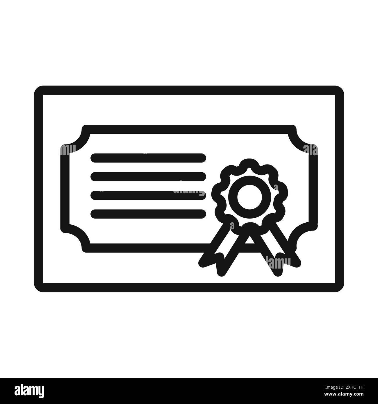 Diploma icon black background white Stock Vector Images - Alamy