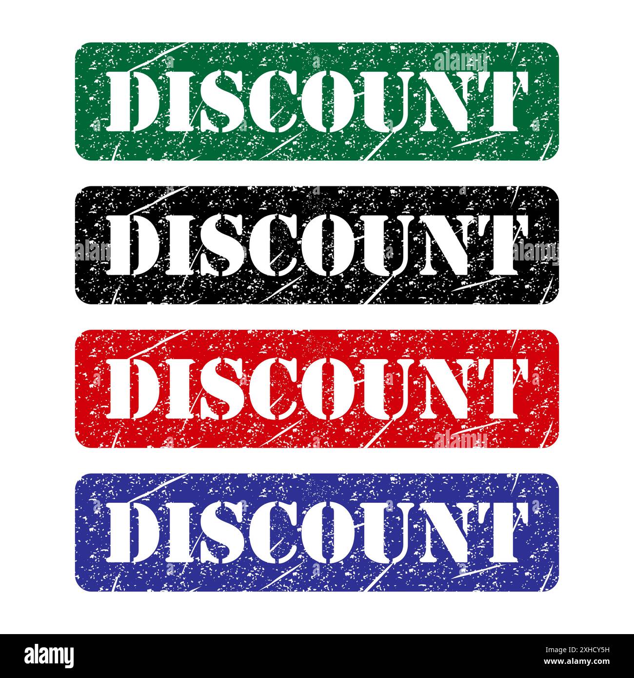 Set of Discount stamp symbol, label sticker sign button, text banner ...