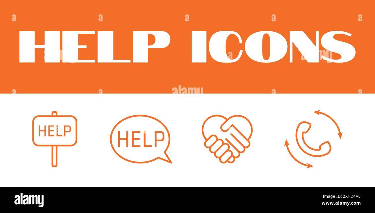Help icon vector. Helping love vector icons. support icon Stock Vector