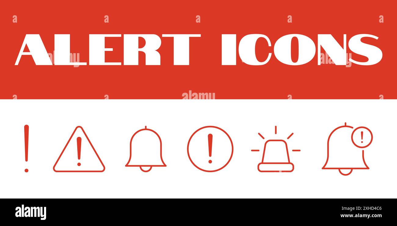 Alert icons set vector. Warning signs vector icons. warning alert icons ...