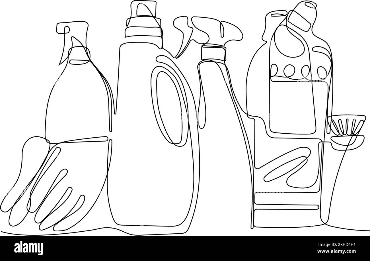 Cleaning staff cartoon Black and White Stock Photos & Images - Alamy