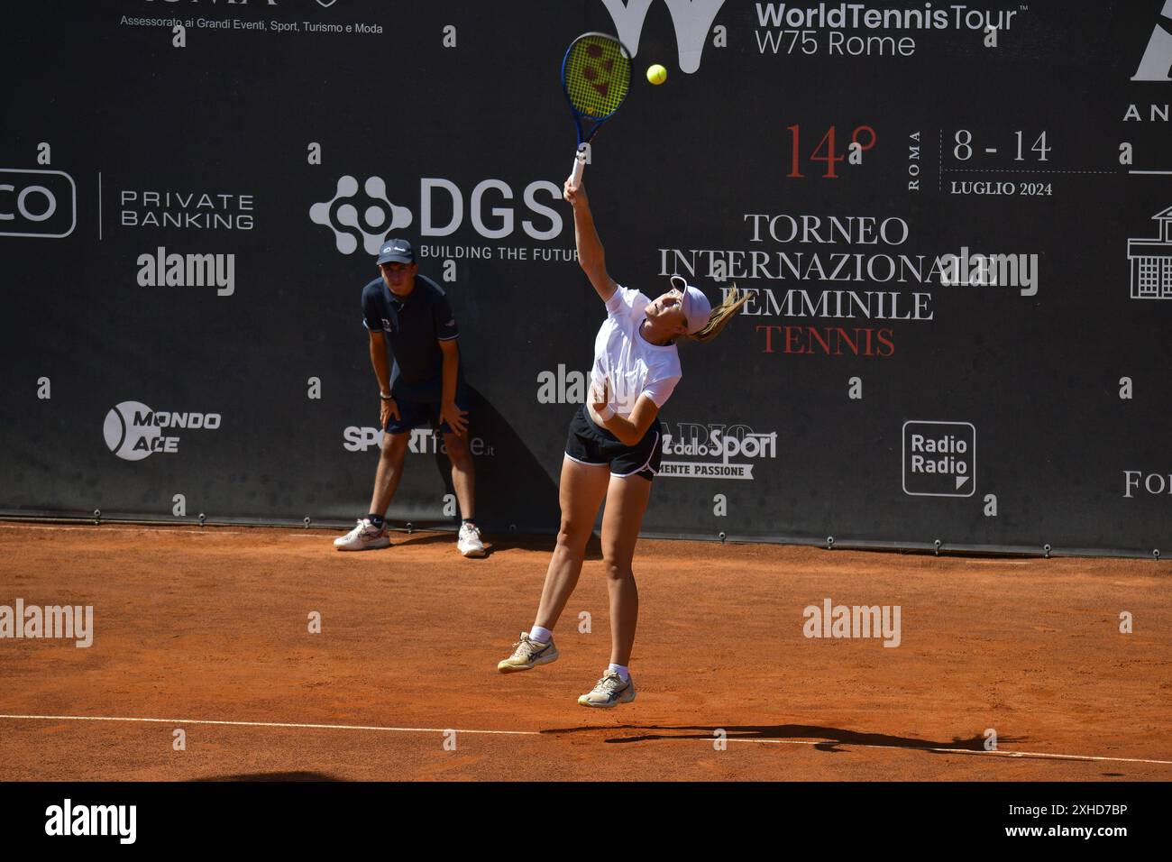 Lea Boskovic (HRV)&#xA;ATV Tenis Open - W75 Rome&#xA;Semifinals&#xA;13 luglio 2024&#xA;Circolo Antico tiro a volo â Rome, Italy Stock Photo