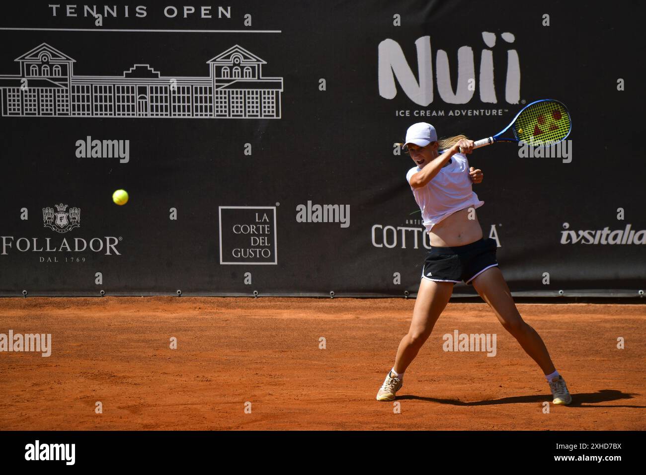 Lea Boskovic (HRV)&#xA;ATV Tenis Open - W75 Rome&#xA;Semifinals&#xA;13 luglio 2024&#xA;Circolo Antico tiro a volo â Rome, Italy Stock Photo