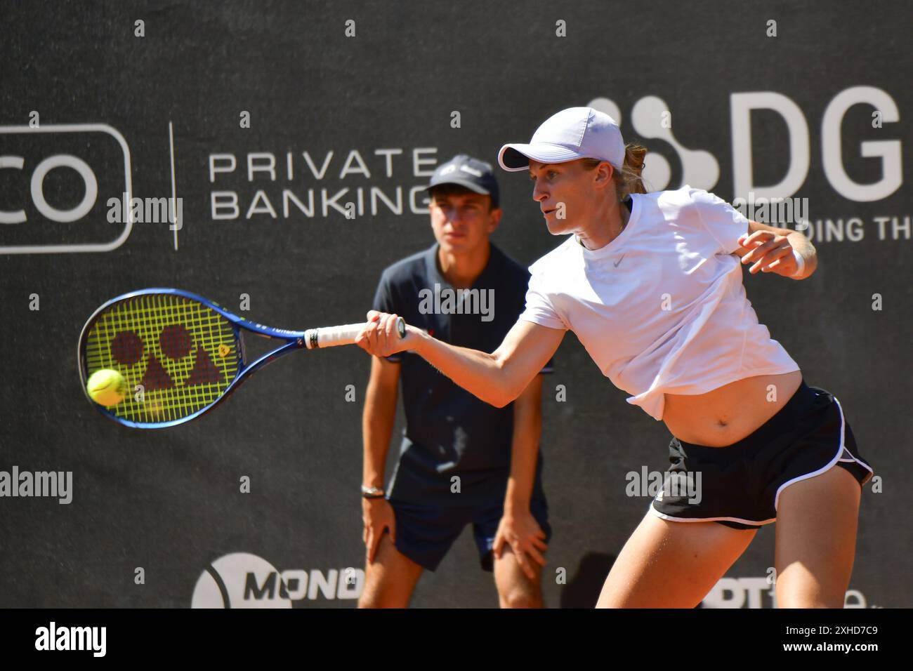 Lea Boskovic (HRV)&#xA;ATV Tenis Open - W75 Rome&#xA;Semifinals&#xA;13 luglio 2024&#xA;Circolo Antico tiro a volo â Rome, Italy Stock Photo