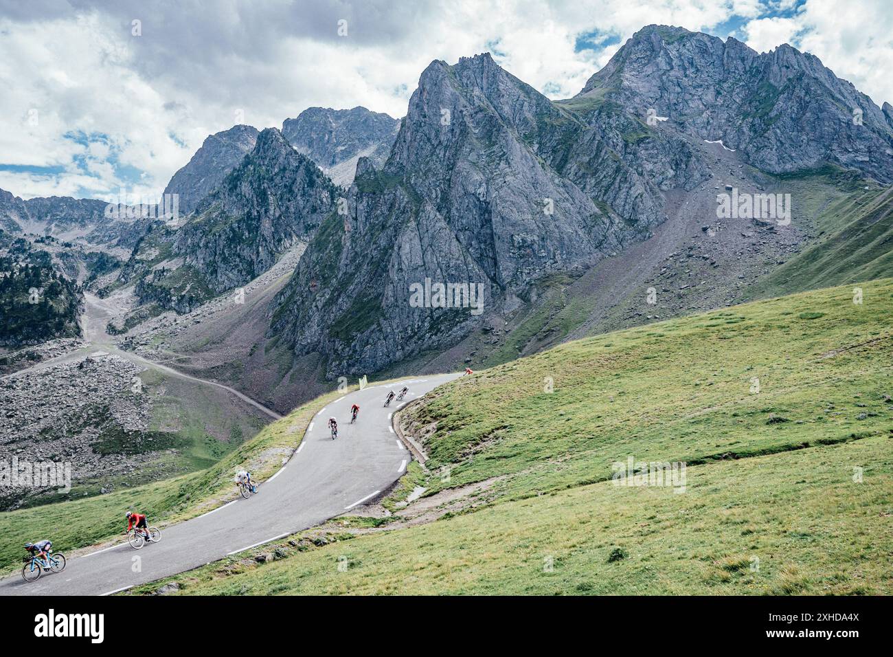 Swpix tour de france 2025 saint lary hires stock photography and