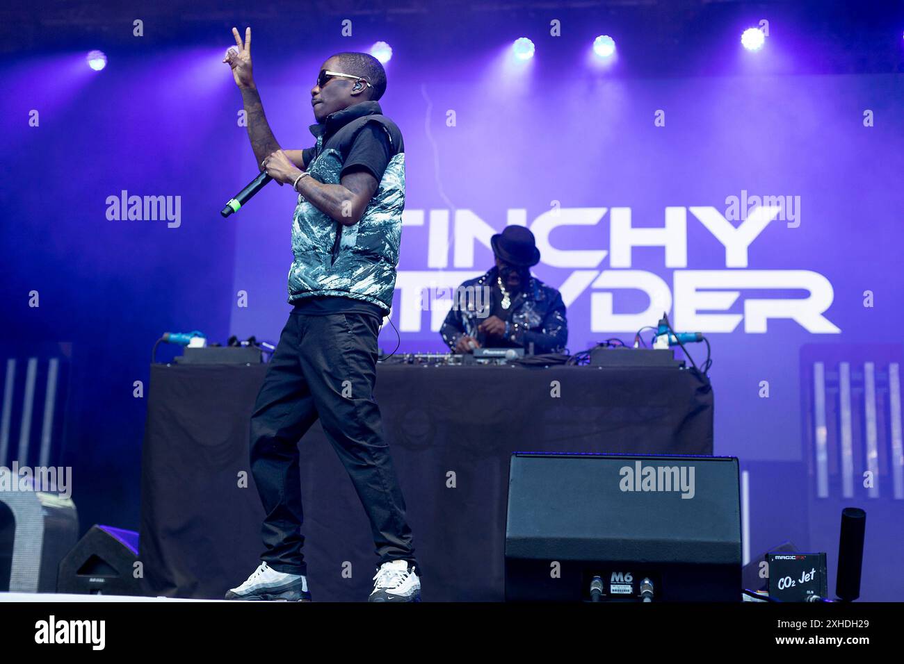 Tinchy stryder performs at the 2024 eden sessions hi-res stock ...