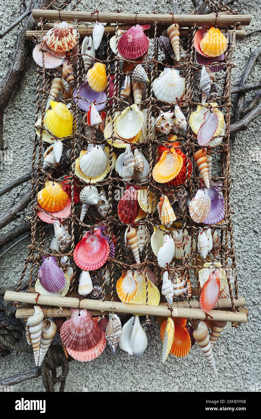 Seashells curtain hi-res stock photography and images - Alamy