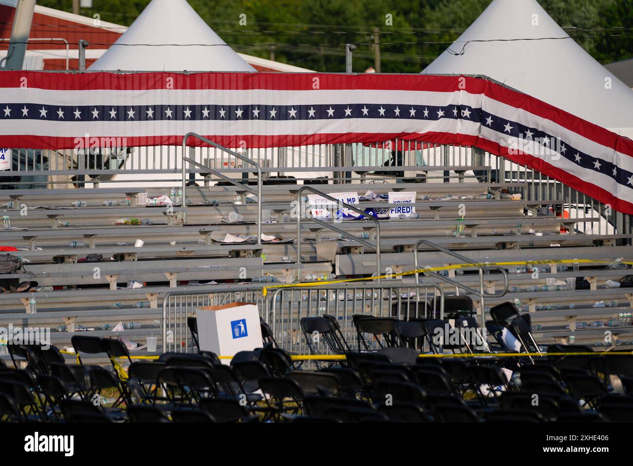 Trump Rally Layout Map A campaign rally site for Republican presidential candidate former ...