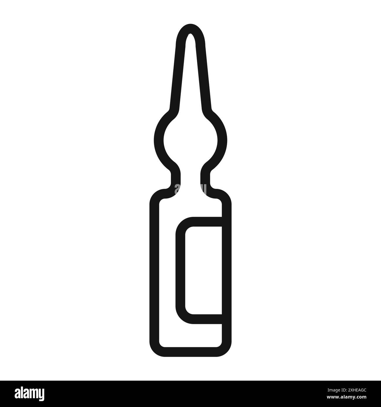 vial medical icon Vector symbol or sign set collection in black and ...
