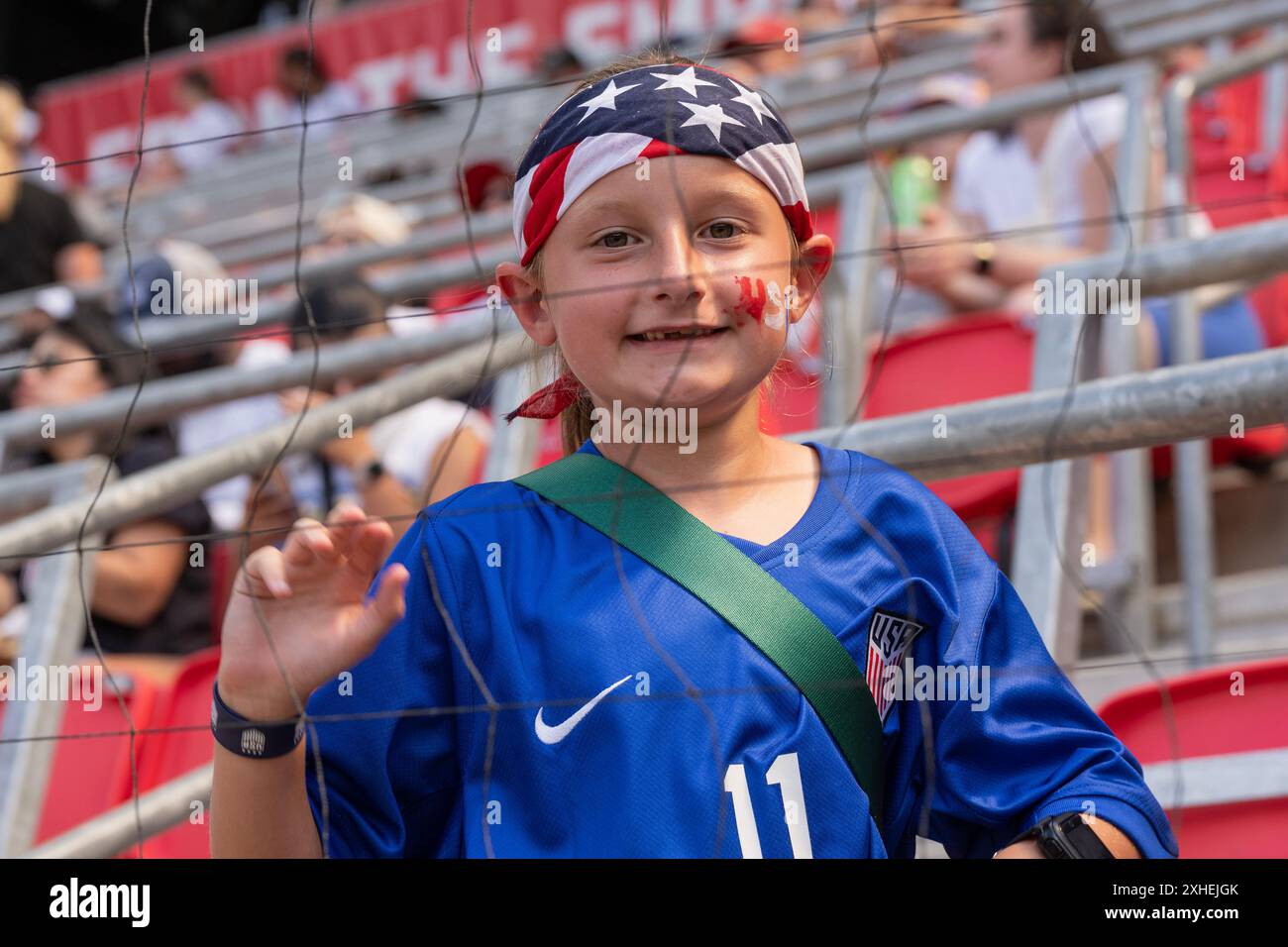 Uswnt Fans Fans attend USWNT versus Mexico pre-Olympic friendly match at Red Bull ...