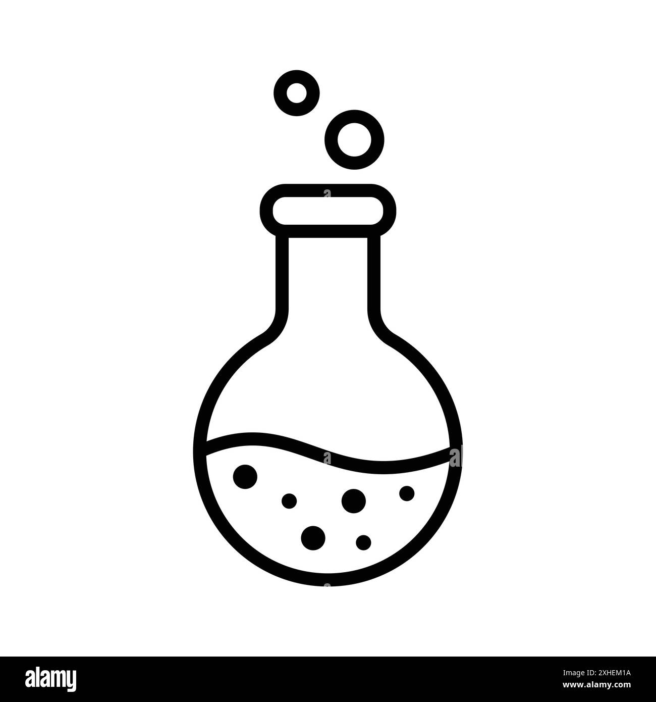 flask icon vector design template in white background Stock Vector ...