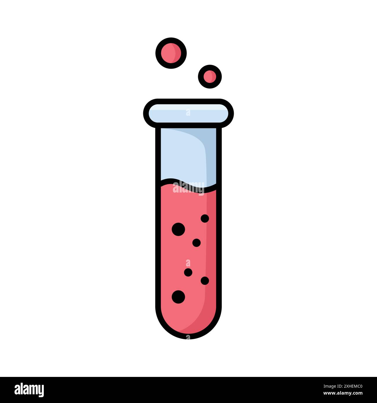 flask icon vector design template in white background Stock Vector