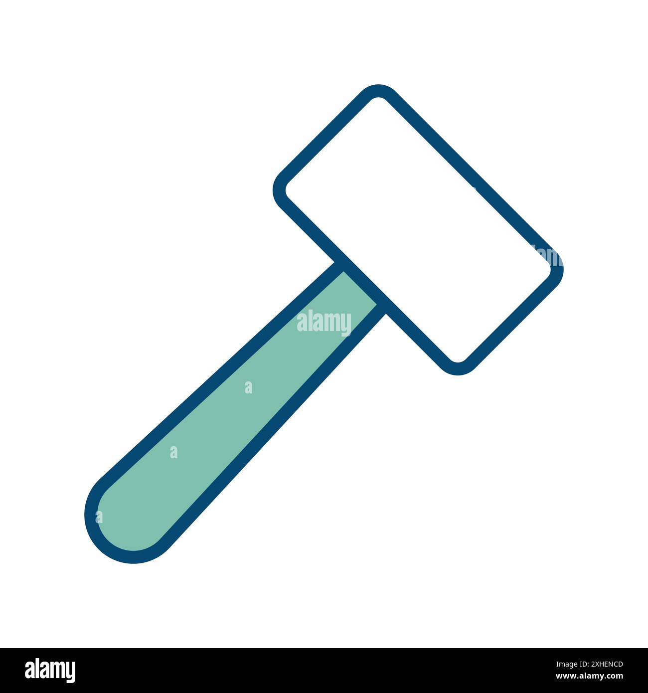 hammer icon vector design template in white background Stock Vector