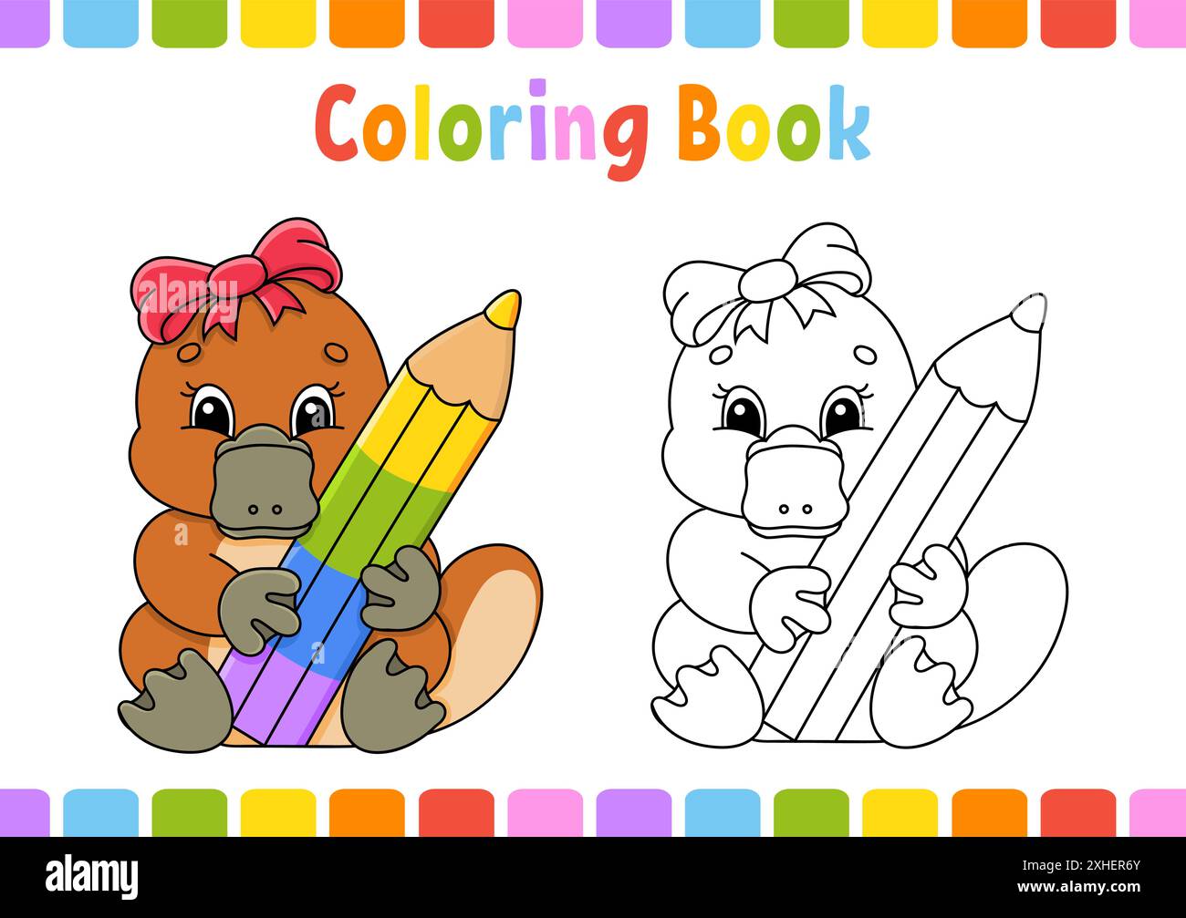 Coloring book for kids. Cartoon character. Vector illustration. Fantasy ...