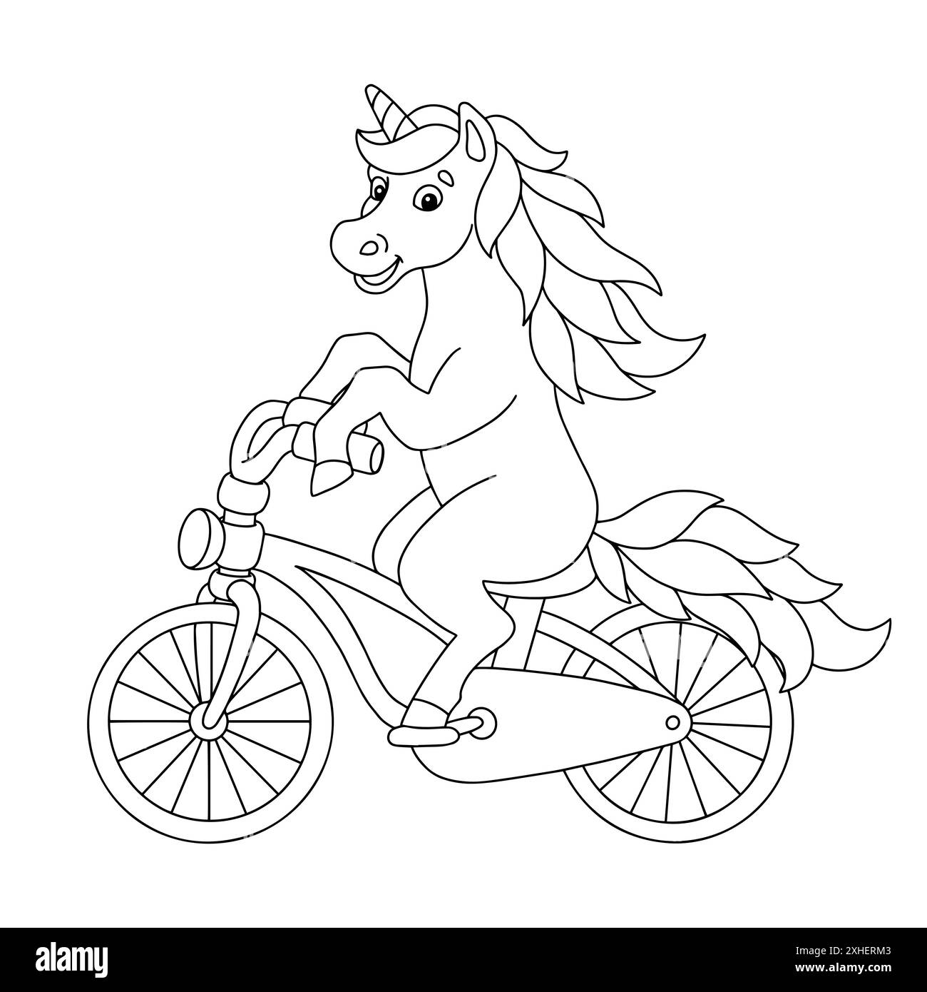 Bicycle coloring page for kids hi-res stock photography and images - Alamy bicycle-coloring-page-for-kids-hi-res-stock-photography-and-images-alamy