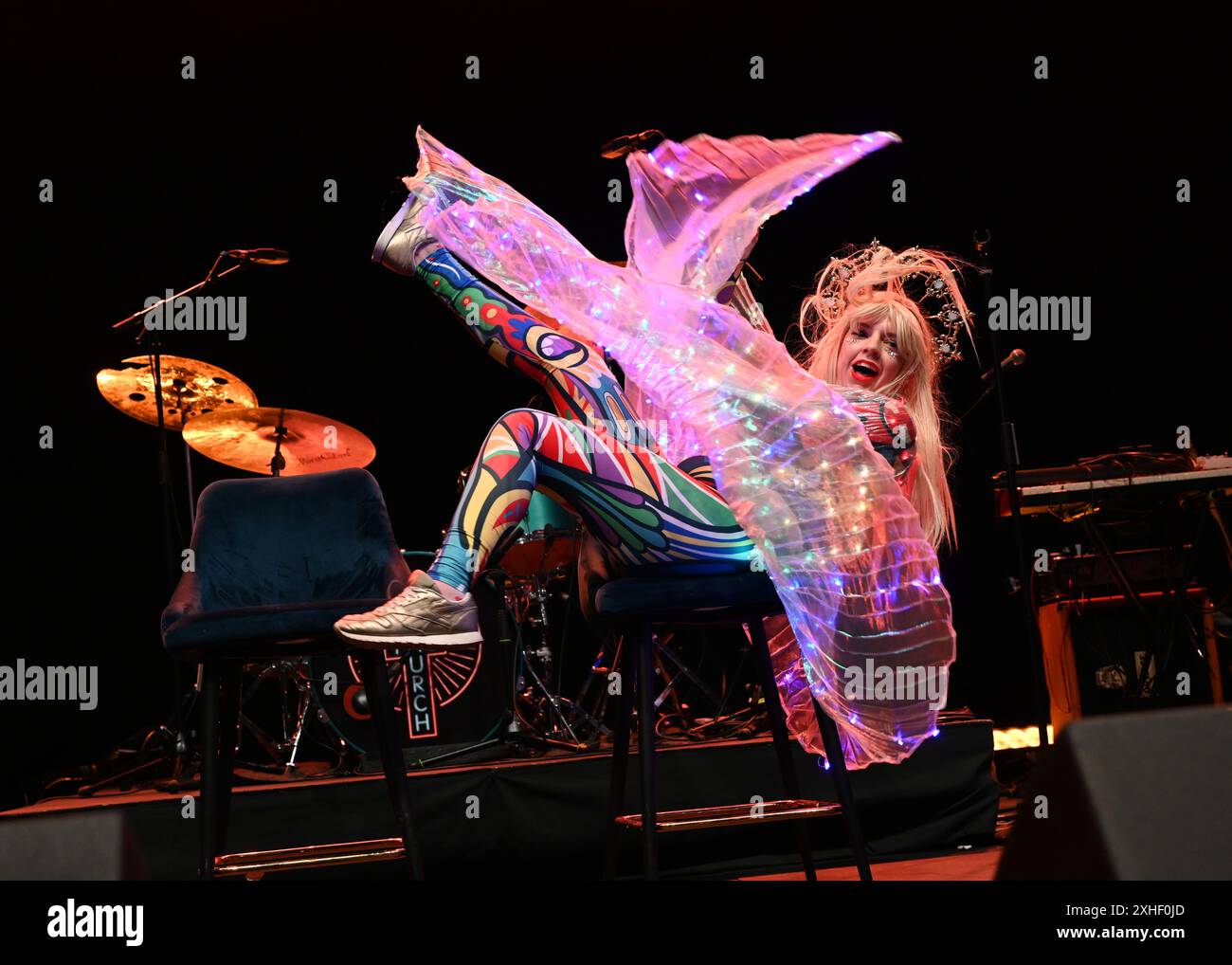 LONDON, ENGLAND JULY 13 2024 Katie Mcleod performs at the Kaleidoscope Festival 2024 at
