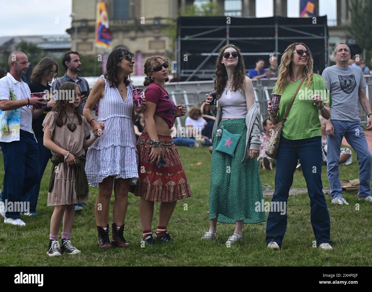 LONDON, ENGLAND JULY 13 2024 Kaleidoscope Festival 2024 at Alexandra