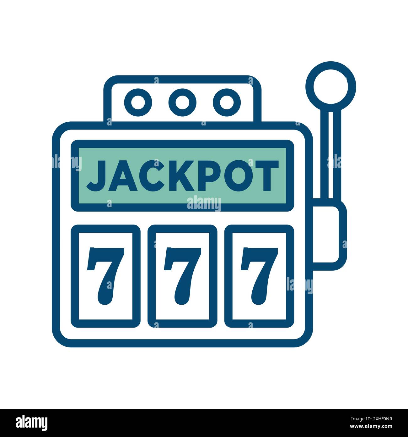 Fruit machine gambling white background Stock Vector Images - Alamy