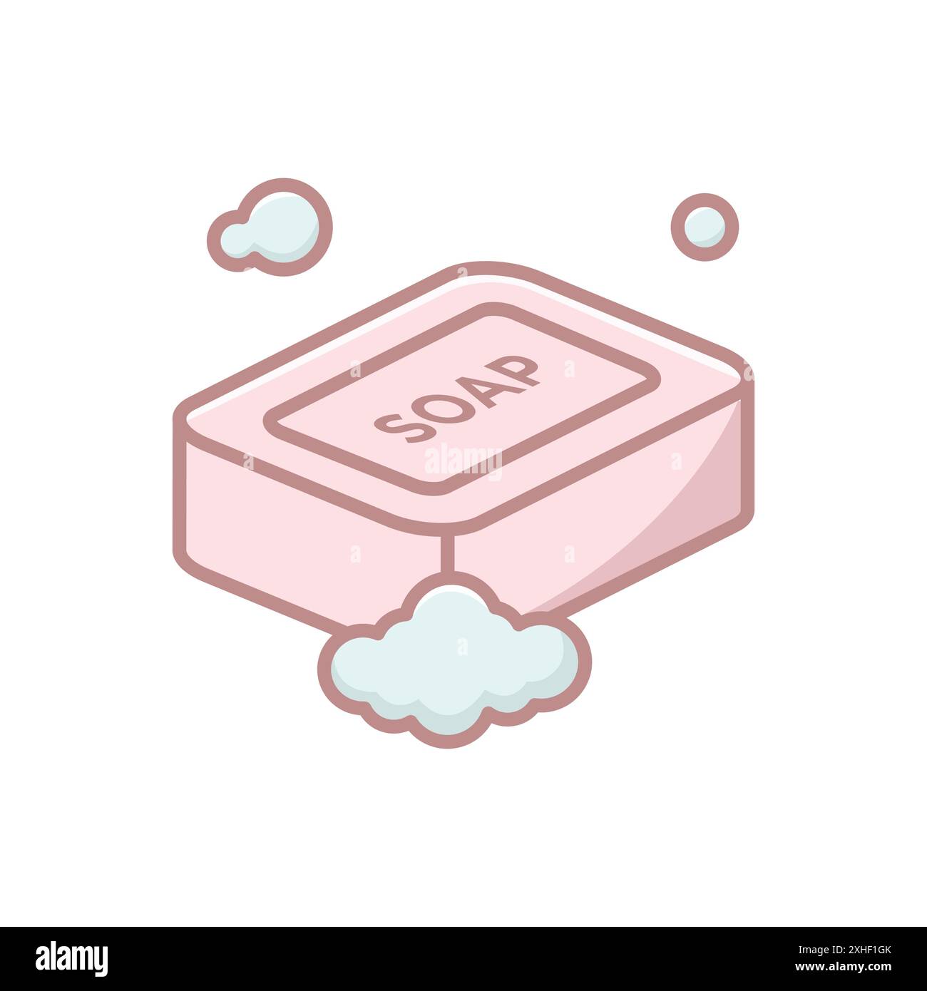 soap icon vector design template in white background Stock Vector