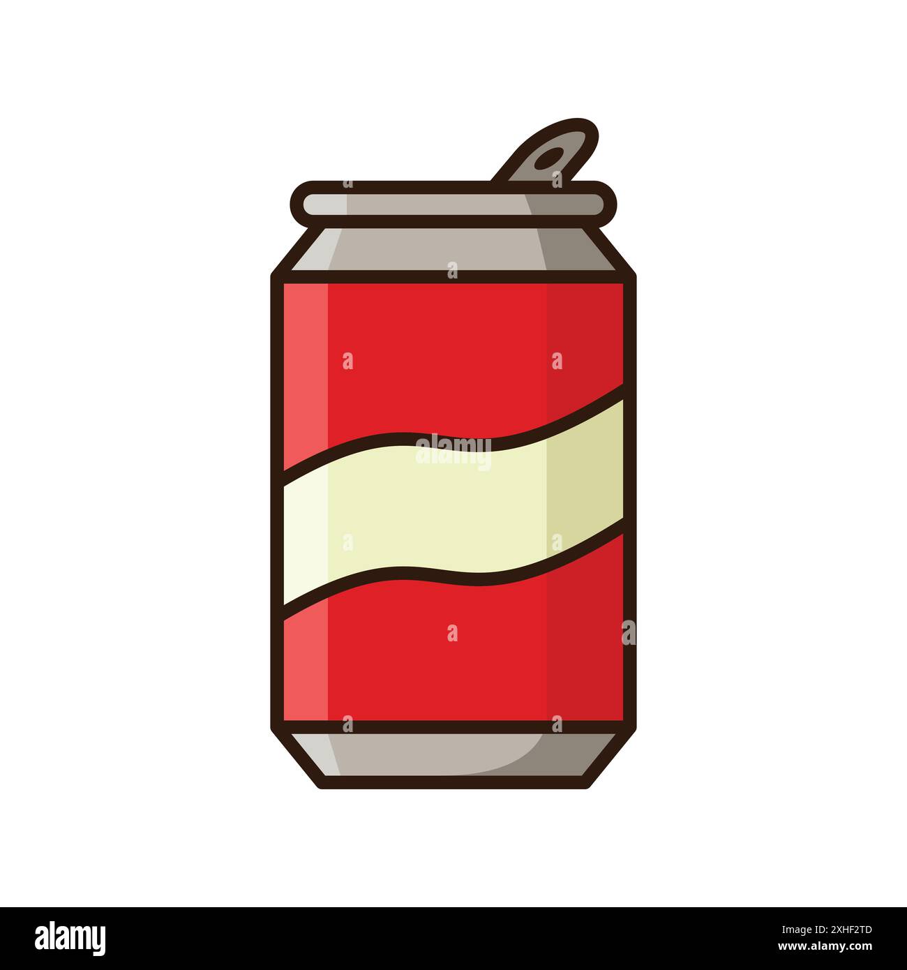 soda can icon vector design template in white background Stock Vector